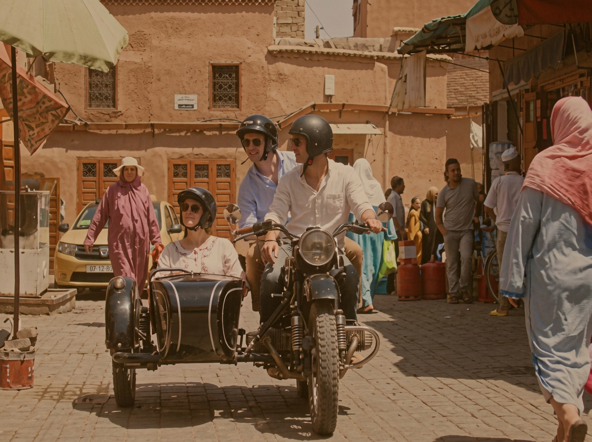 1h30 Private Sidecar Ride in the Medina