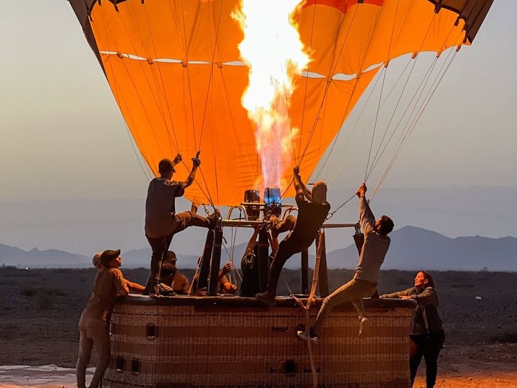 Sunrise Hot Air Balloon